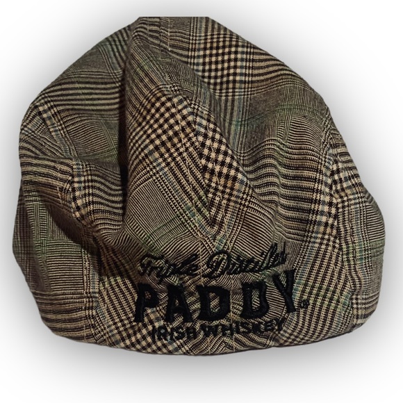 Tweed Fashion Plaid Ivy Cap • Triple Distilled Paddy Stitched - Picture 3 of 4